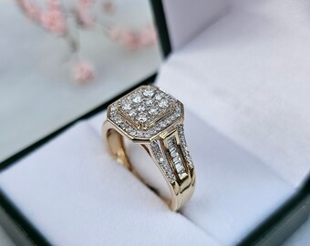 Bague Diamants Or jaune 18 carats