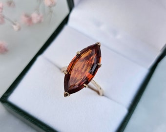 Bague Citrine vintage