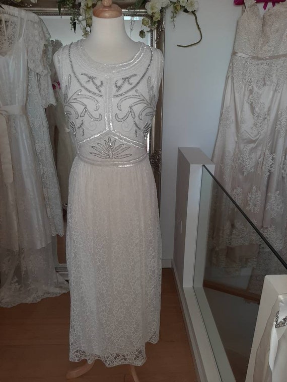 Gatsby 20s 30s Ethereal Lace Glitzy 