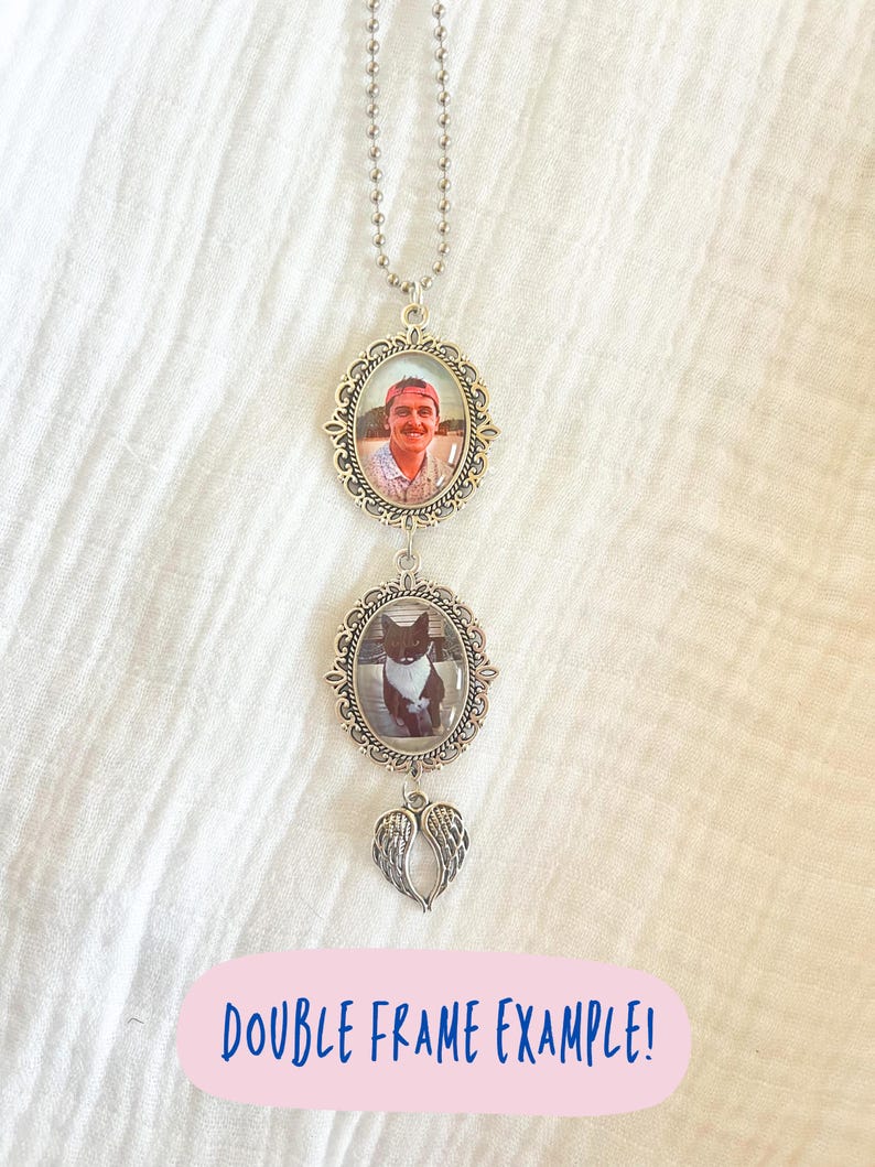 Memorial Rearview Mirror Charm ~ Memorial Car Charm~ Memorial Charm ~ In Memory Charm for Rearview Mirror ~ Bereavement Gift ~ Grief Gift image 4