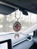 Memorial Rearview Mirror Charm ~ Memorial Car Charm~ Memorial Charm ~ In Memory Charm for Rearview Mirror ~ Bereavement Gift ~ Grief Gift