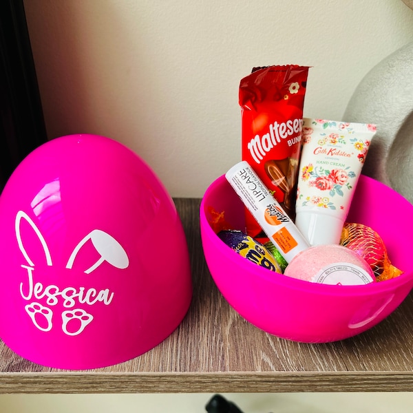 Jumbo Easter egg, personalised Easter eggs, large fillable eggs, fillable Easter eggs, Easter gifts, giant Easter egg, Easter basket