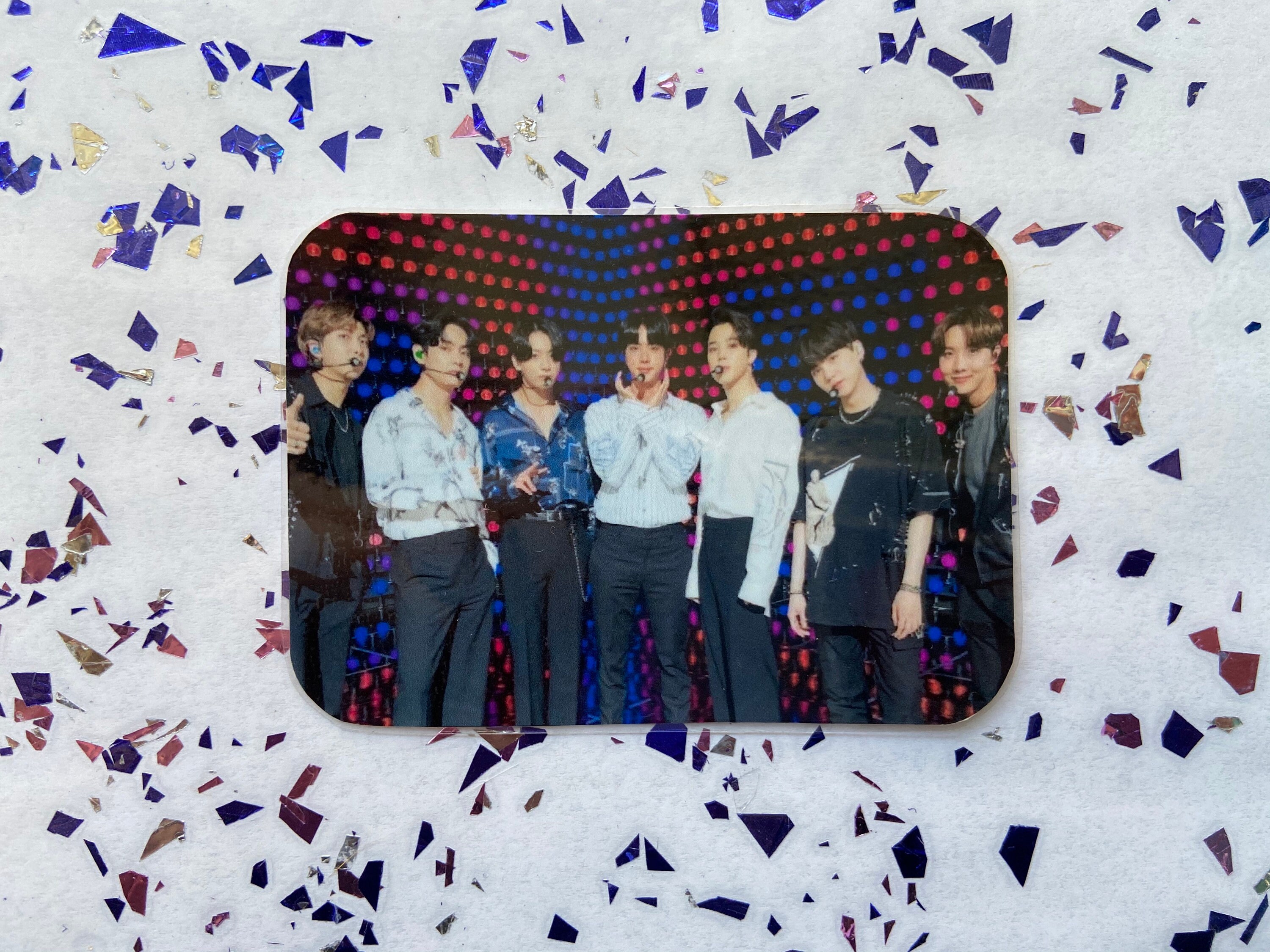 bts bangbangcon ticket photocard laminado etsy