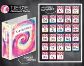 Tie-Dye Classroom Theme Teacher Decor Home School Printables Back to School