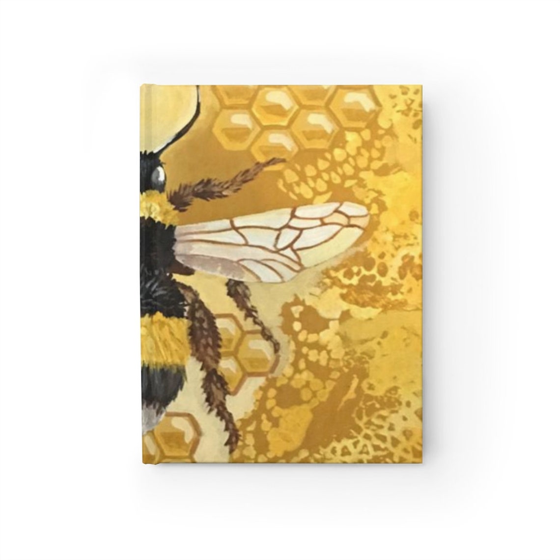 Beautiful Journal Ruled Line Bee Journal Honey Bee Journal Etsy