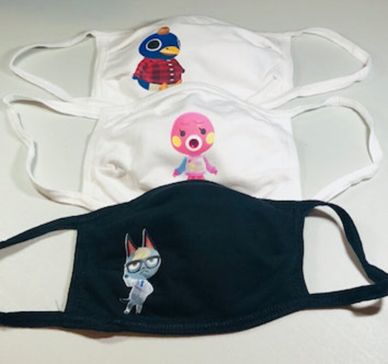 Animal Crossing Custom Face Mask Etsy