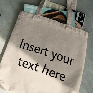 Custom Tote Bag, Personalized Tote Bag, Customized Bags, Add Your Own Design or Logo