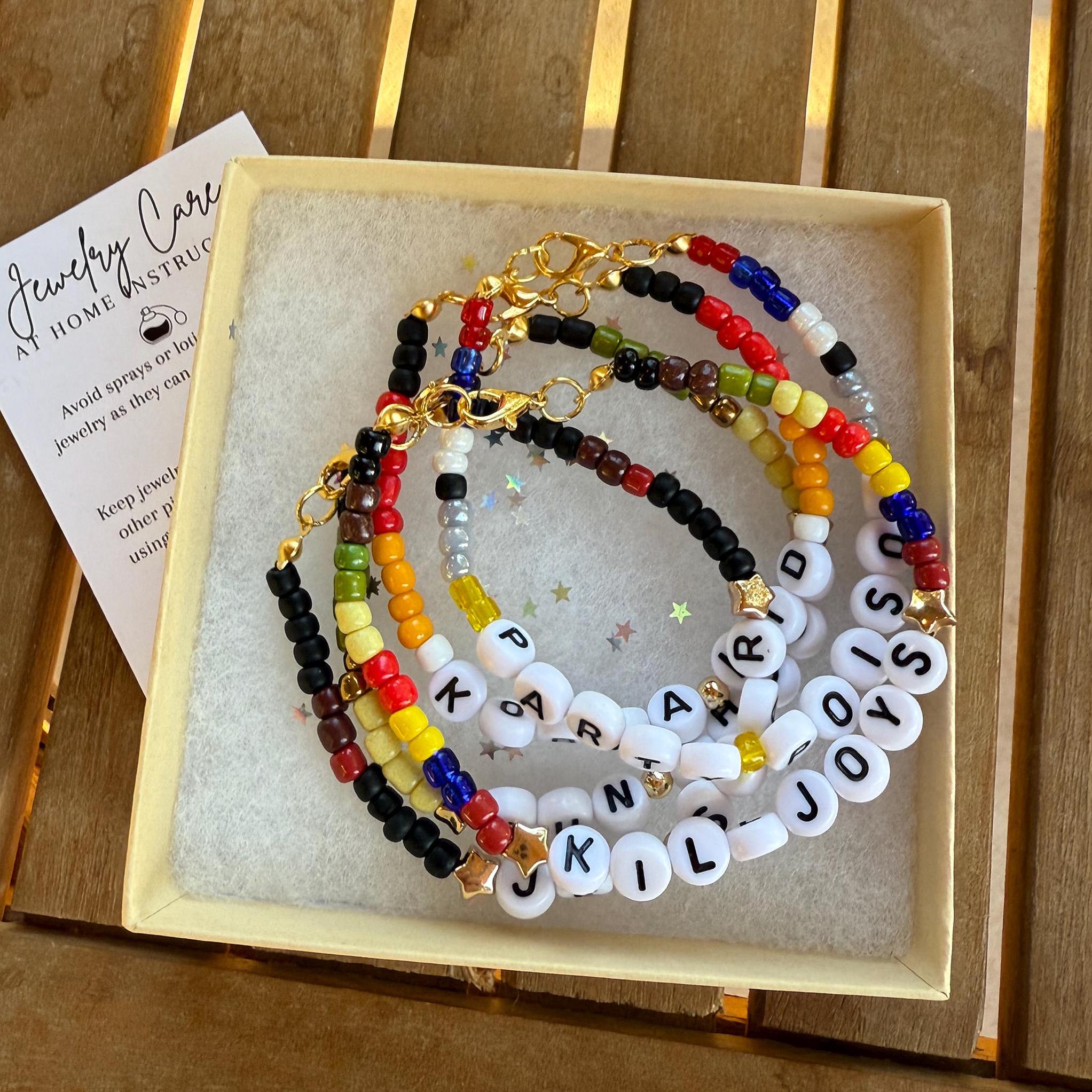 Killjoys Beaded Bracelet Set: MCR Friendship Style - Etsy