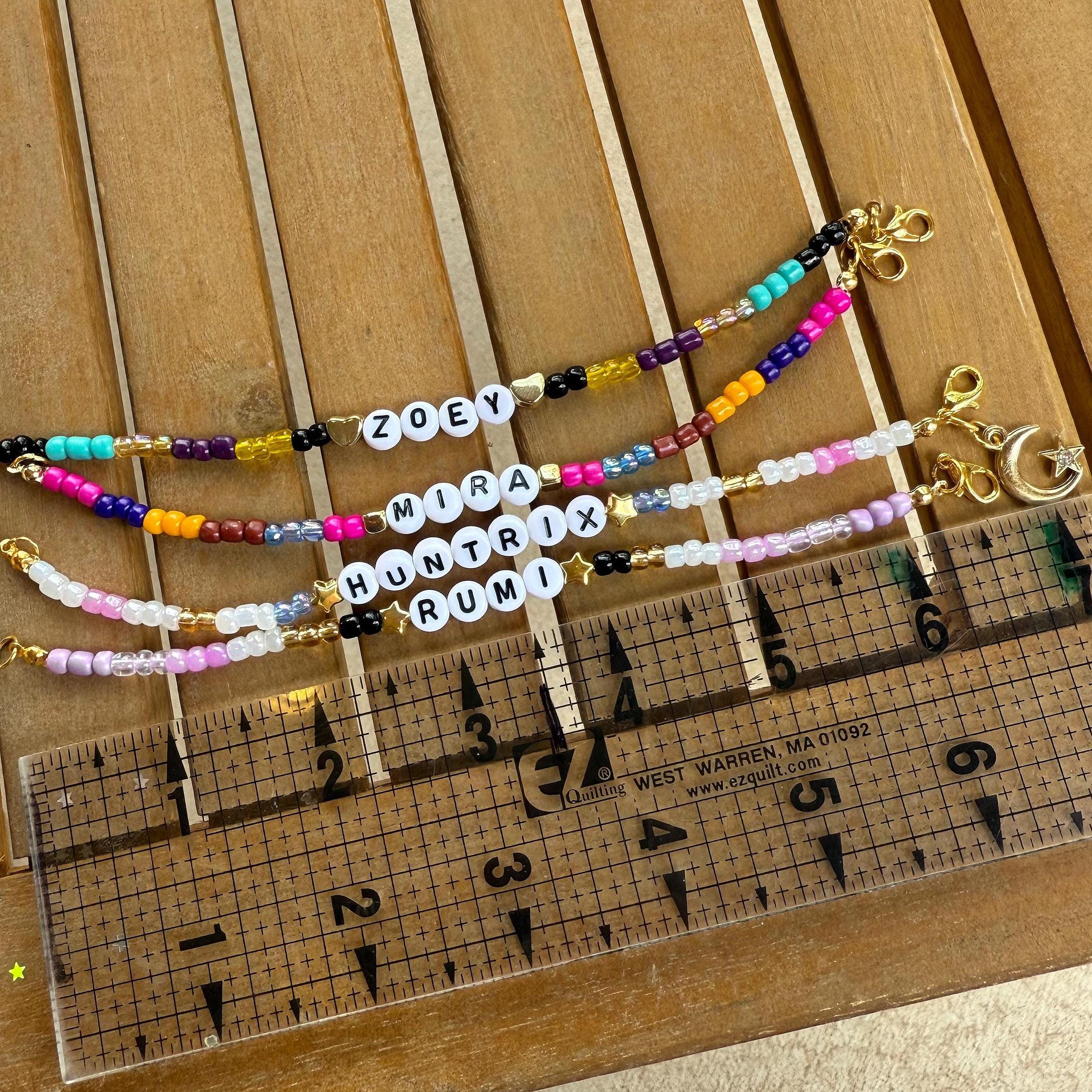Iirlvior Set K-pop Demon – Pulsera, Pendientes Y Tatuajes Temporales – Accesorios De Cosplay Anime – Regalo Para Fans De K-pop