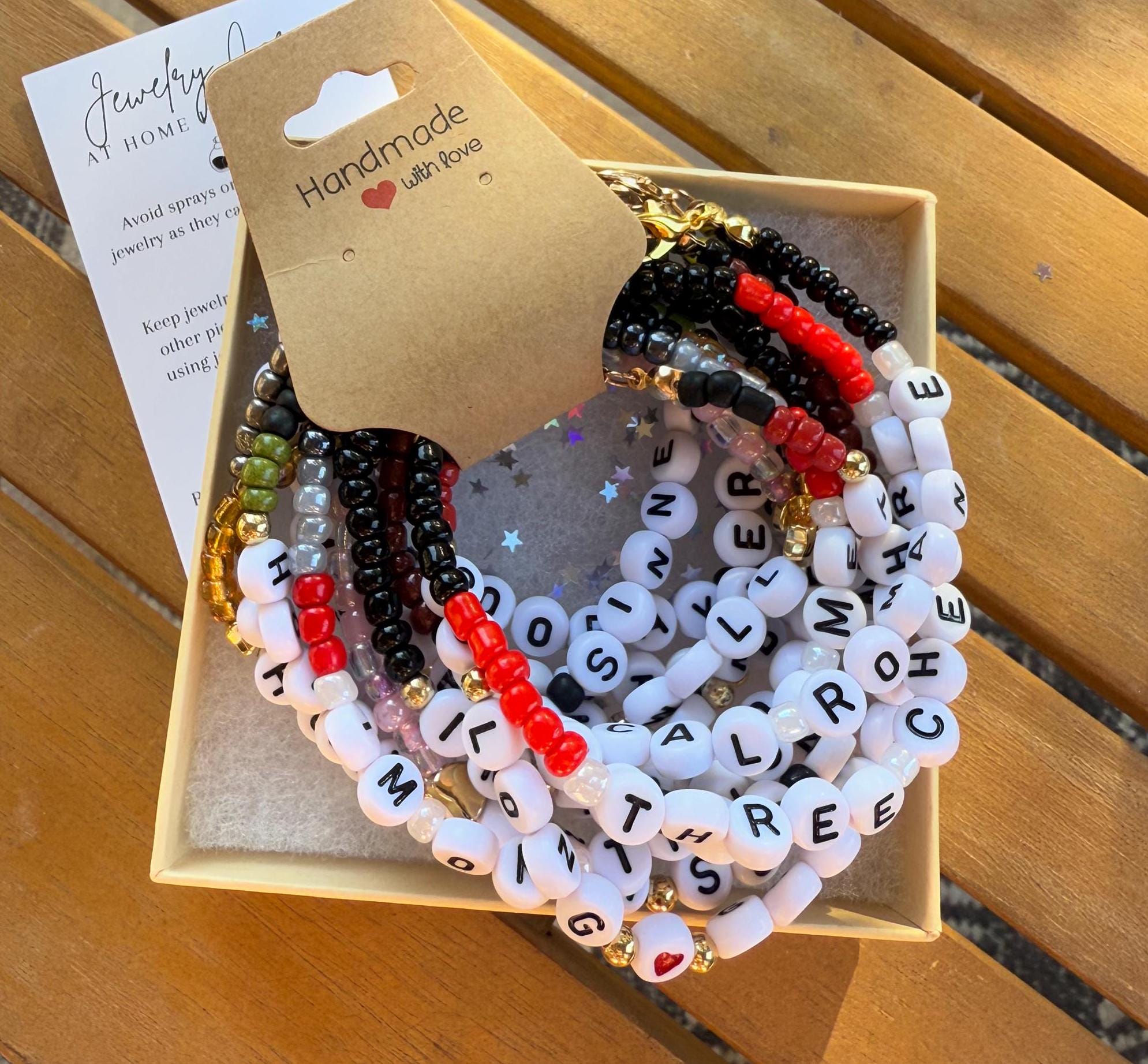 MCR Friendship Bracelet Set: Three Cheers for Sweet Revenge Beaded