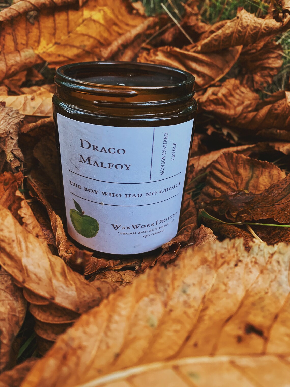 Draco Malfoy Sauvage Scented Candle Etsy