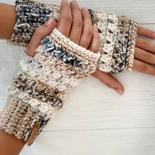 Celene Fingerless Gloves Texting Gloves Wrist Warmers Boho - Etsy