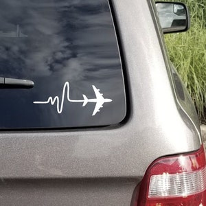 Vinyl Live to Fly Decal ll Car Window Decals, Laptop Decals ll 7 Color Options