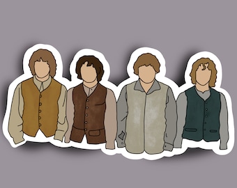 Hobbit Sticker II Lord of the Rings ll Water Resistant Sticker II Laptop, Notebook stickers II Great Gift for Friends