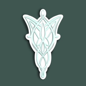Lord of the Rings Sticker Pack II Tolkien Stickers ll Water Resistant Sticker II Laptop, Notebook stickers II Great Gift for Friends ll Nerd Evenstar