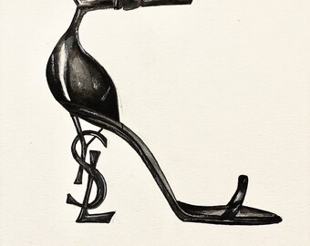 ysl heel heels