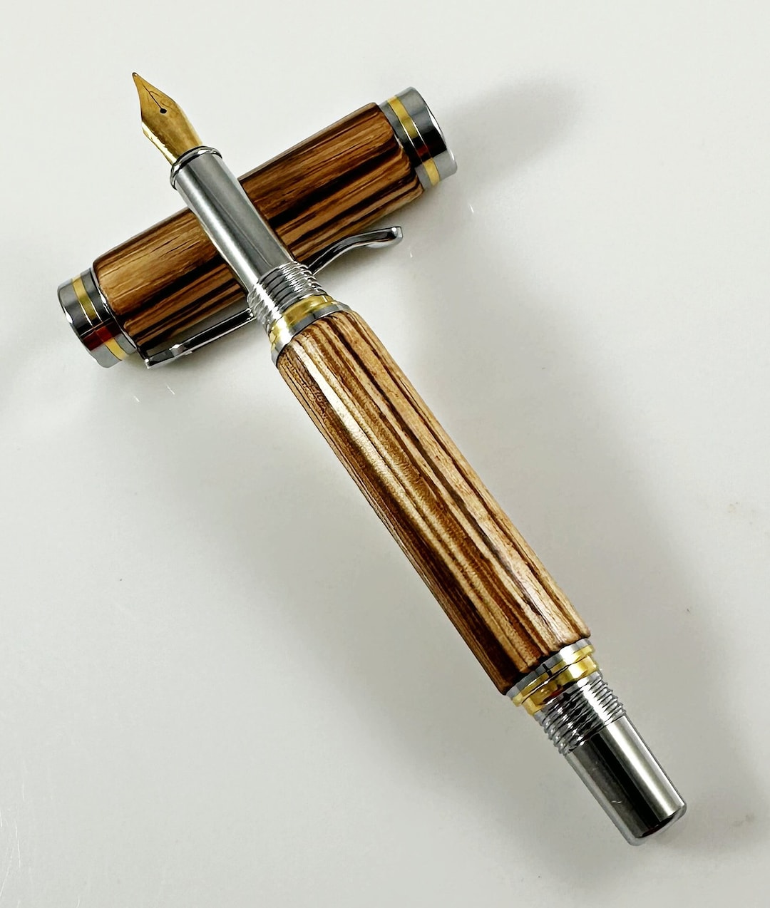 Zebrawood Kojent Fountain Pen Etsy