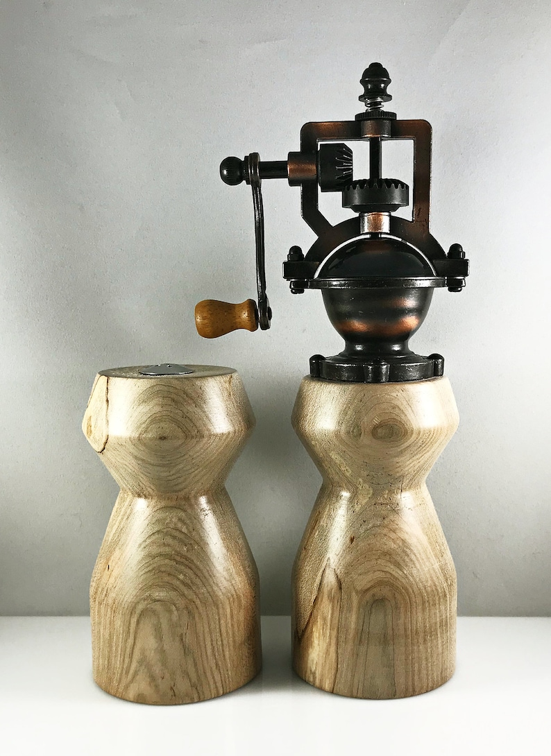 CUSTOM Pepper Grinder and Salt Shaker Set Ambrosia Maple Etsy