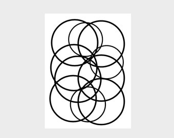 Minimalist Concentric Circle Art