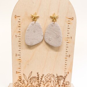 Seashore Embossed Earrings