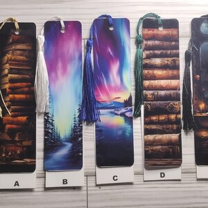 Sublimated Metal Bookmark: Aurora, Books, Custom Options