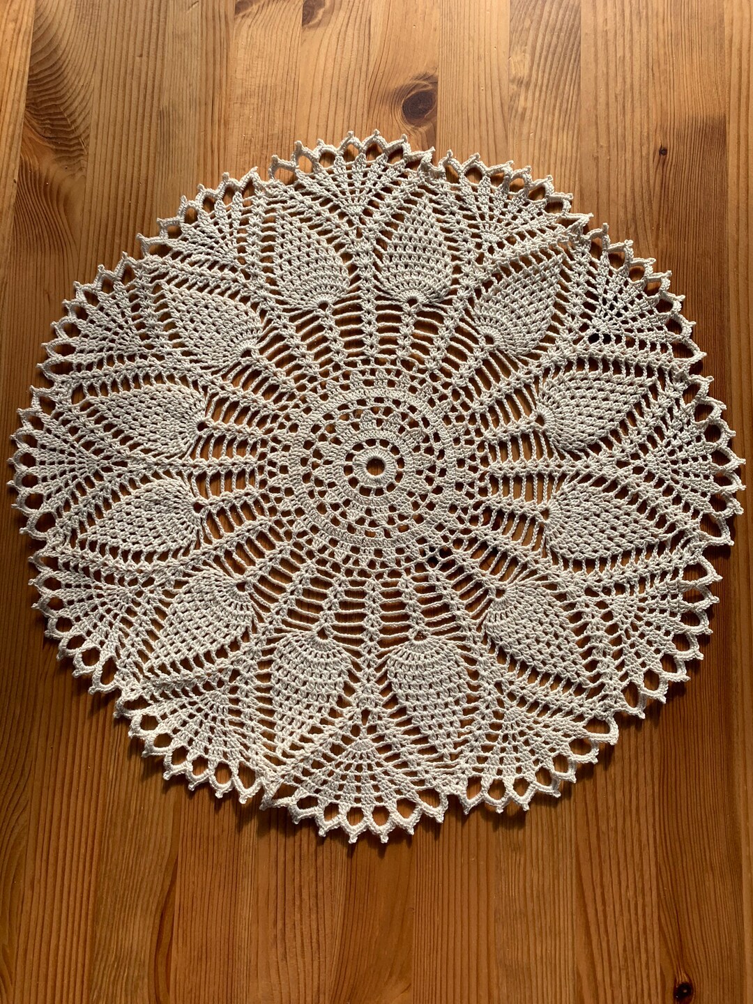 White Doilies Crochet Table Mat, Lace Doilies for Tables, Christmas Gifts  for Grandma, Round Table Topper Handmade, Side Table Decor, New 