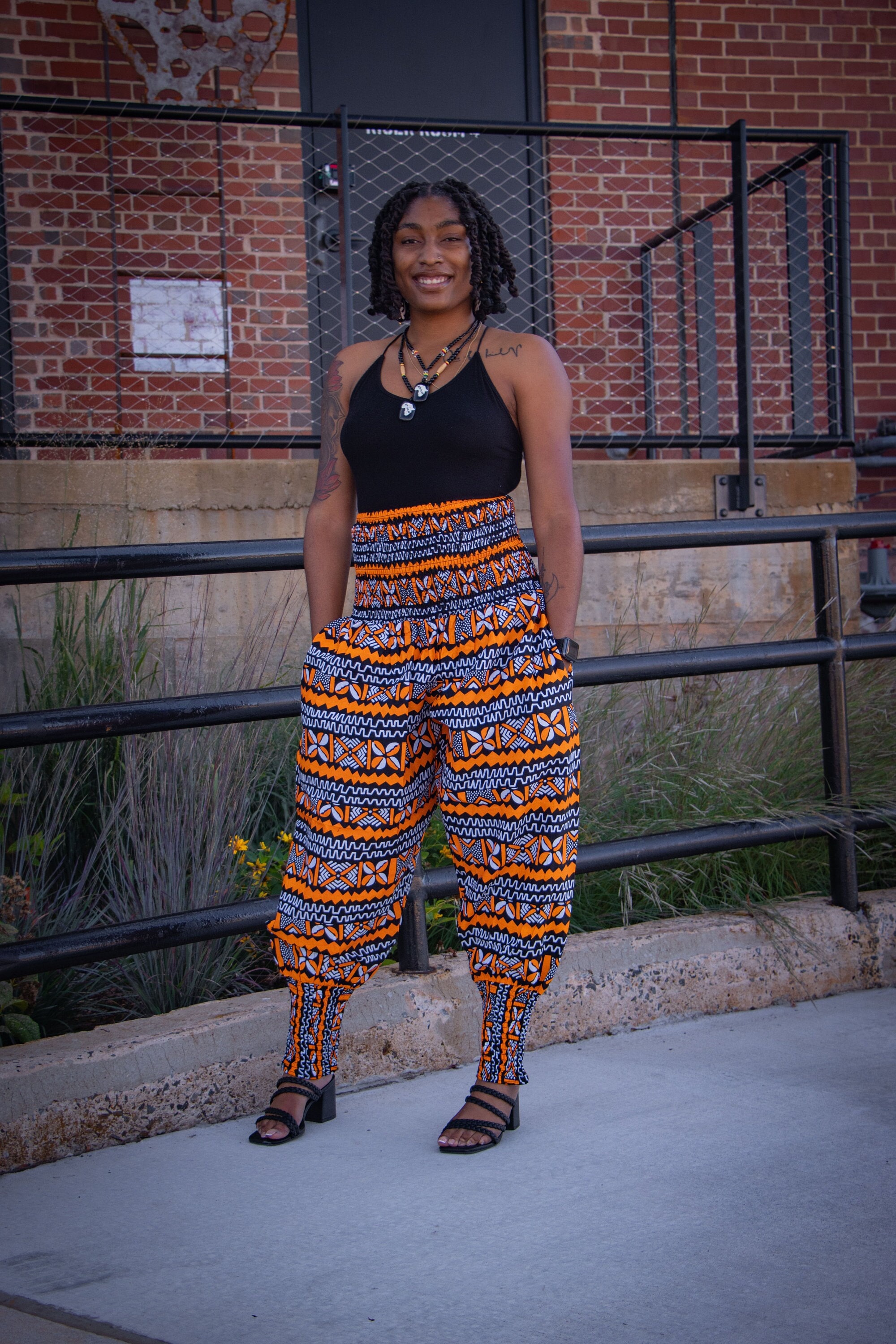 African Print Pants African Fabric Yoga Pants Harem Pants With