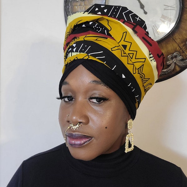 Head Wrap and Mask Set Etsy