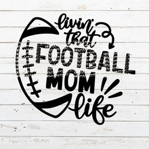 Football Mom SVG I FALL digital download I Football shirt for mom