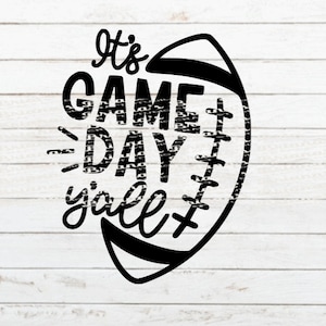 Game Day Football SVG I FALL digital download I Football shirt for mom