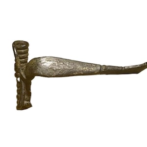 Ancient Romano British/Celtic &#39;La Tene&#39; type bronze fibula brooch, 1st century AD