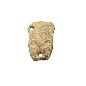 Ancient Viking decorated bronze stirrup mount 9th-11th century AD