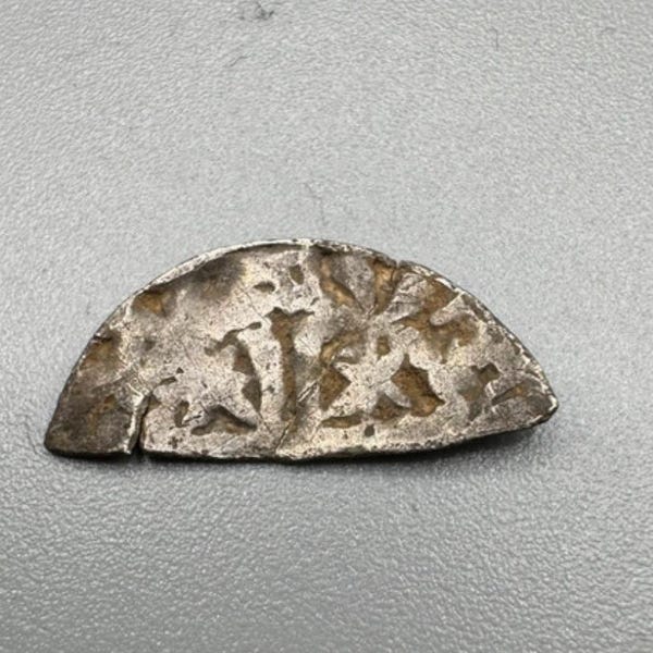 William I (The Lion) of Scotland hammered silver half cut penny 1165-1214 - Medieval coin