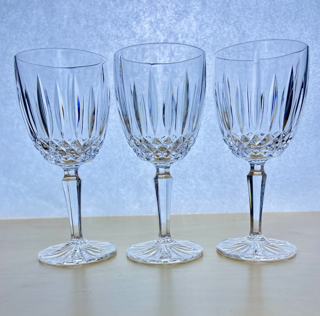 Set of 3 Vintage Mikasa Old Dublin Wine Glasses, Mikasa Glasses, Mikasa