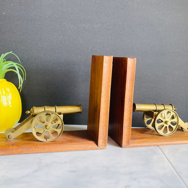 Cannon Bookends Etsy
