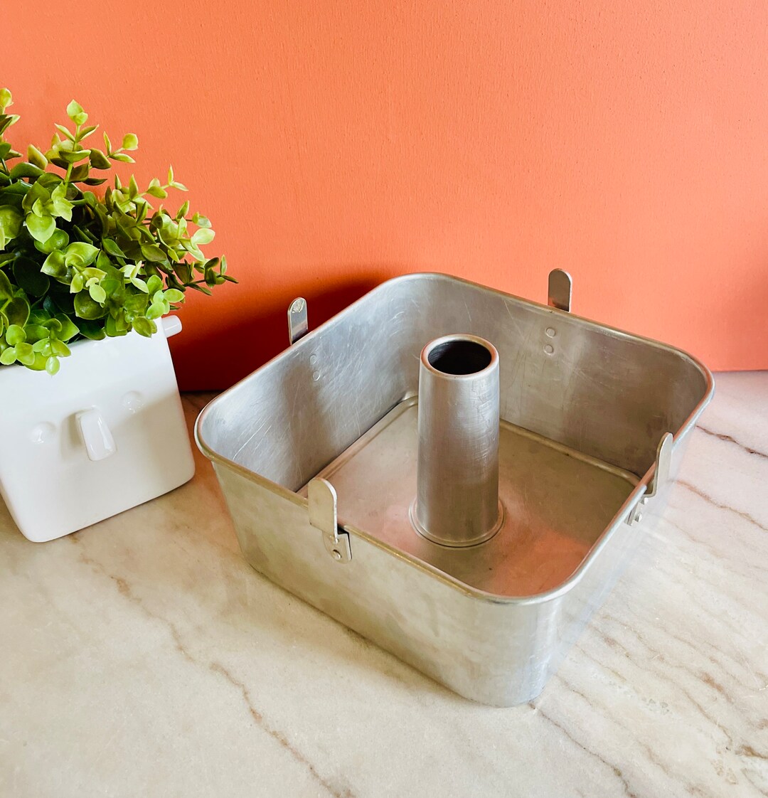 Vintage Worthmore Square Angel Food Cake Pan Shiny Aluminum 9in X 9in Etsy