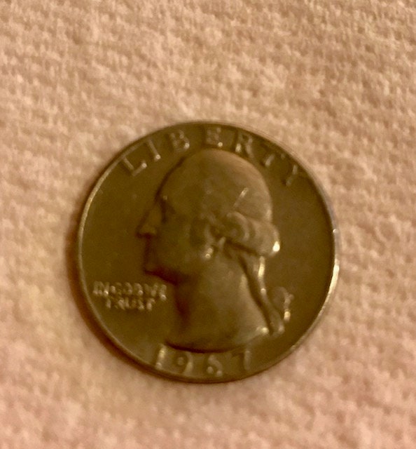 Rare 1967 No Mint Mark Quarter Etsy