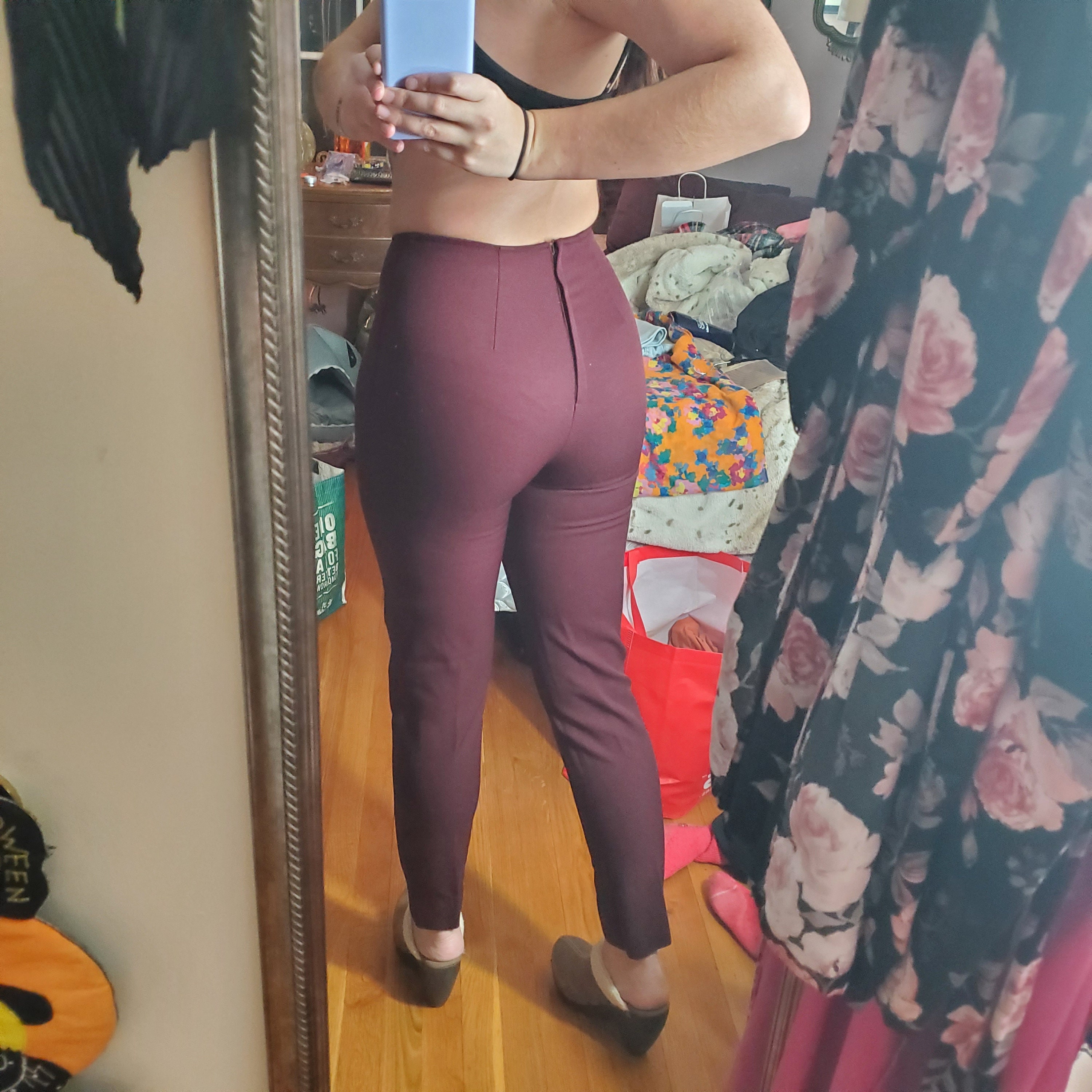 Vintage High Waisted Dress Pant With 
