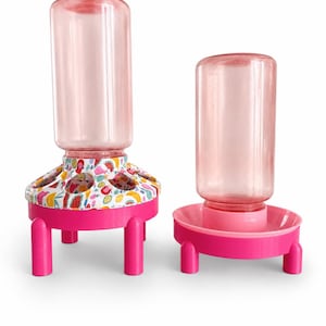 1 Quart Chick Feeder/Waterer Stand | Elevated Brooder Riser
