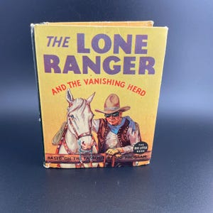 Vintage 1936 Big Little Book: The Lone Ranger and the Vanishing Herd