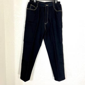 Vintage 80&#39;s Gitano OG Mom Jeans - Denim Negro Sz 34S
