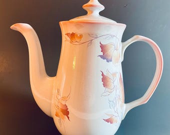 Vintage Denby “Twilight” Stoneware 9” Coffee Pot - Made in England