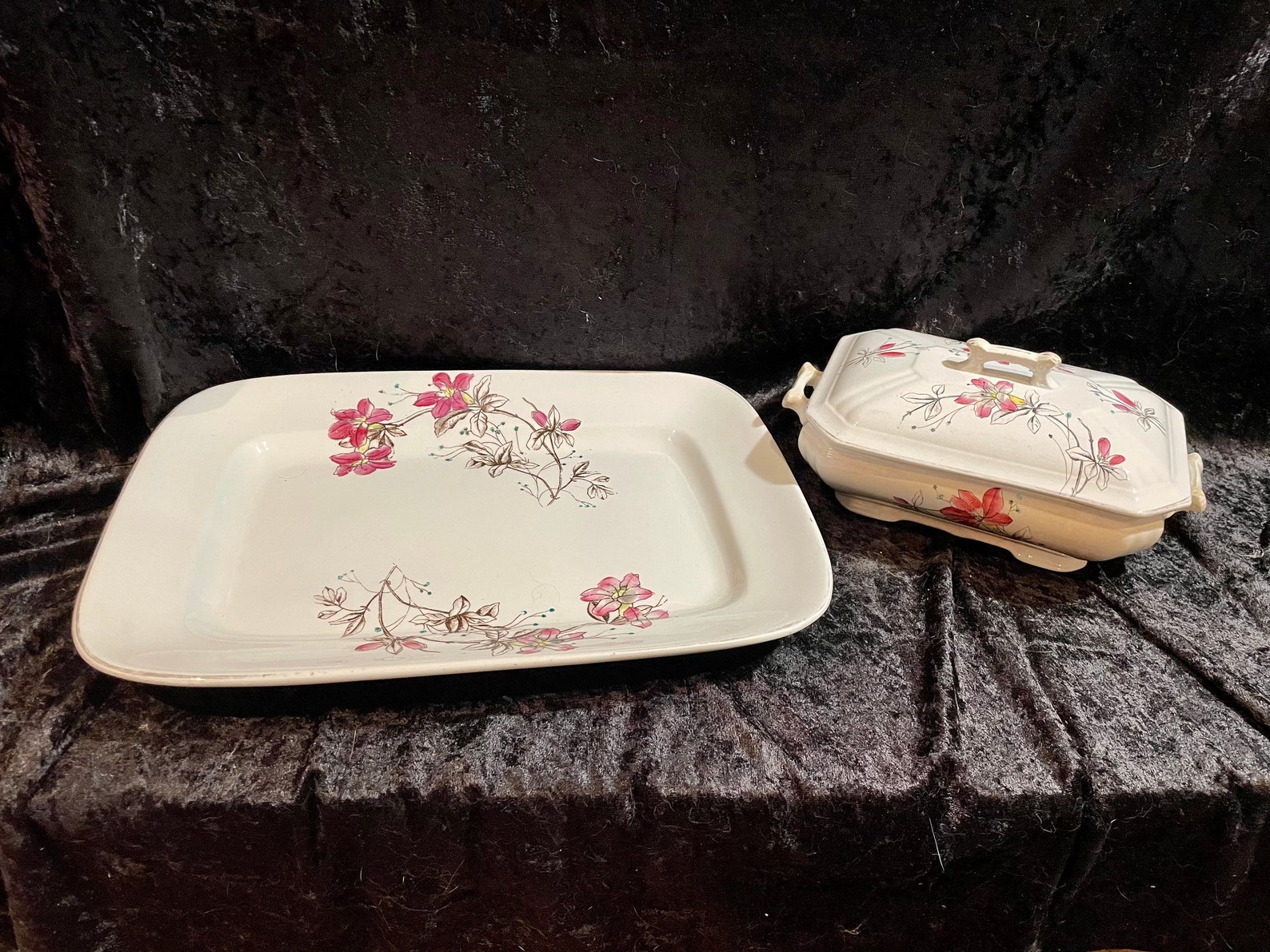 Antique Alfred Meakin Royal Ironstone China Platter & Etsy