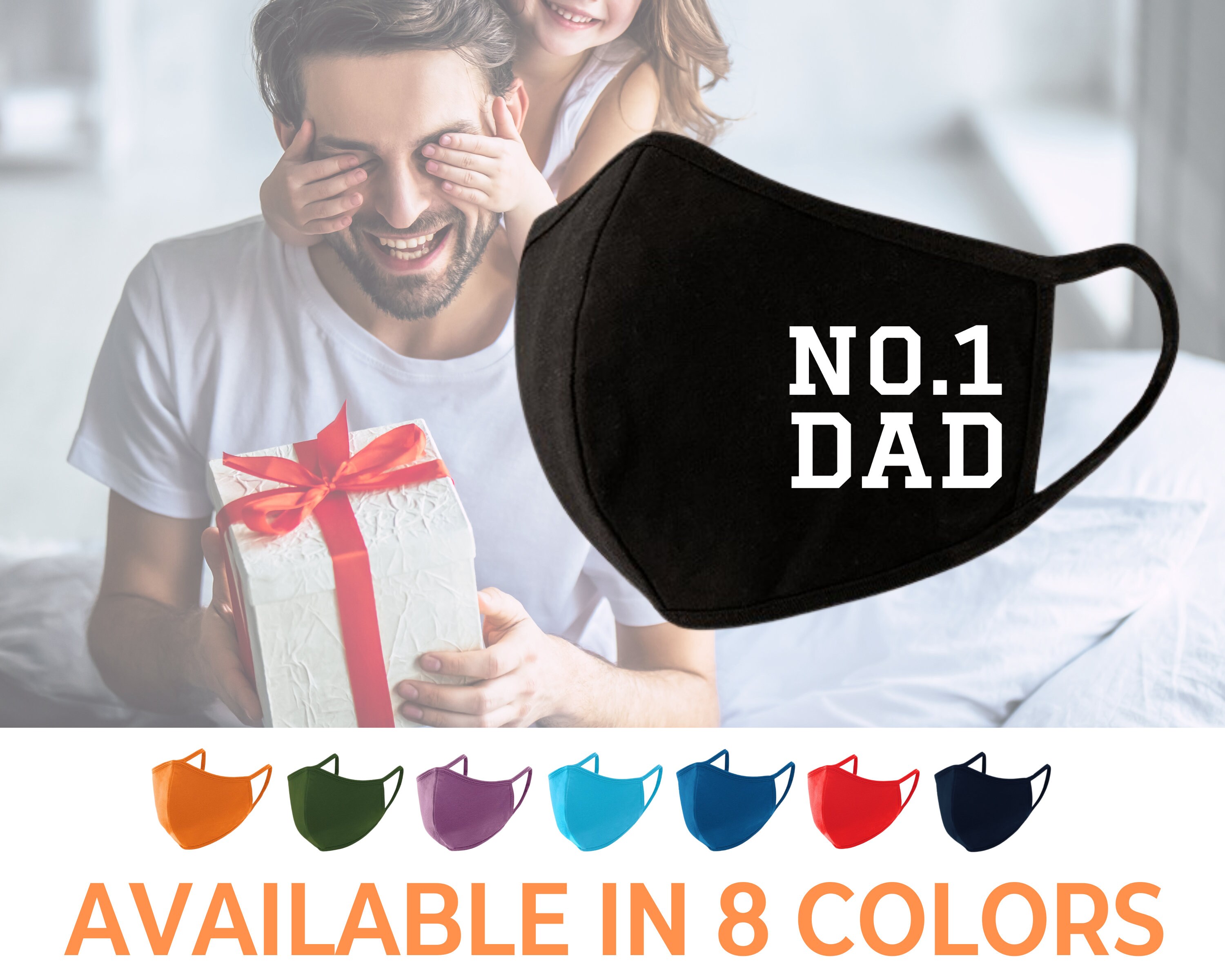 Father's Day Mask No.1 Dad Mask 1 Dad Mask Best Dad Mask | Etsy