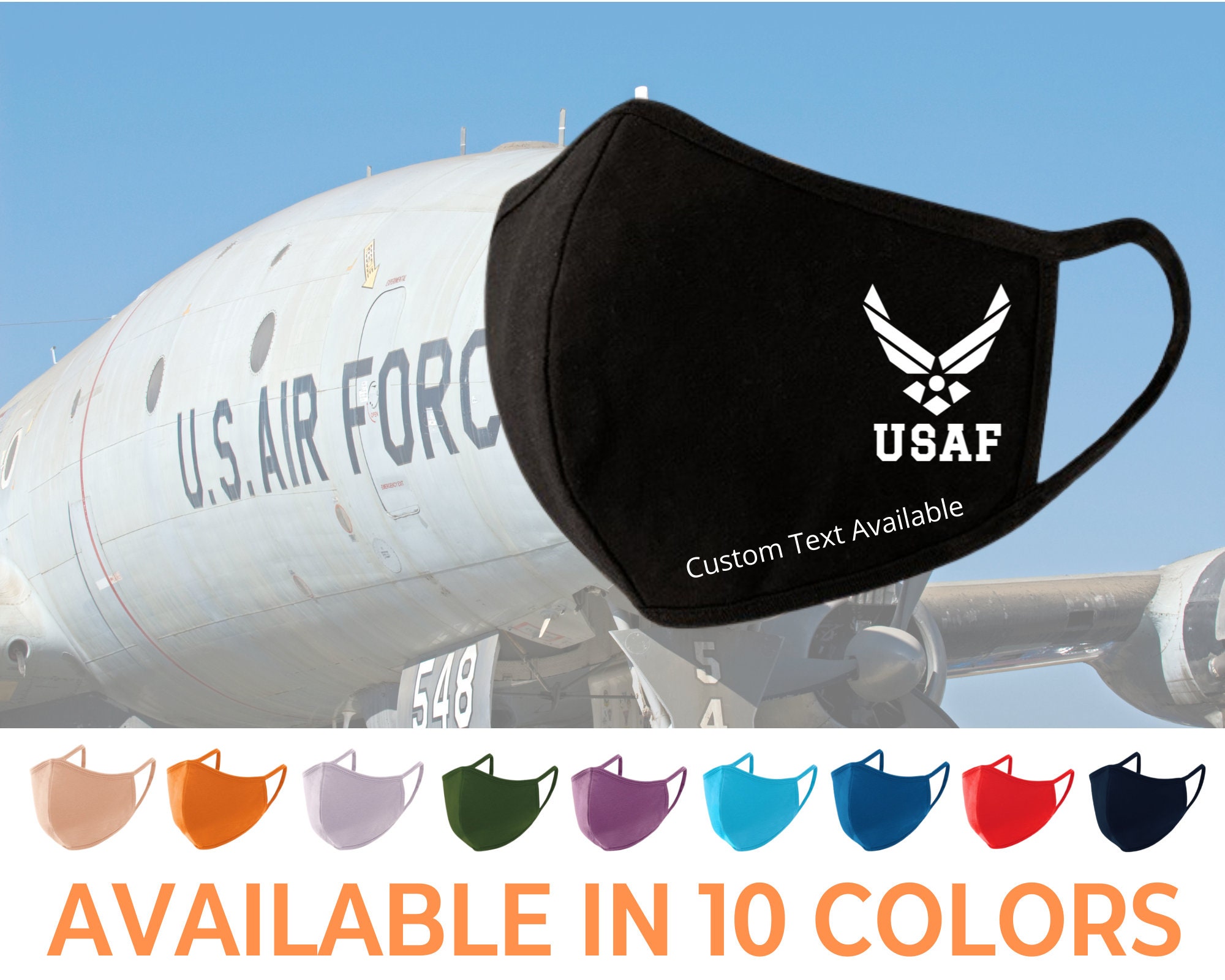 US Air Force Mask, USAF Mask U.S. Air Force Mask, Army Mask