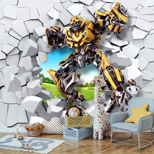Transformers Wall Mural Etsy