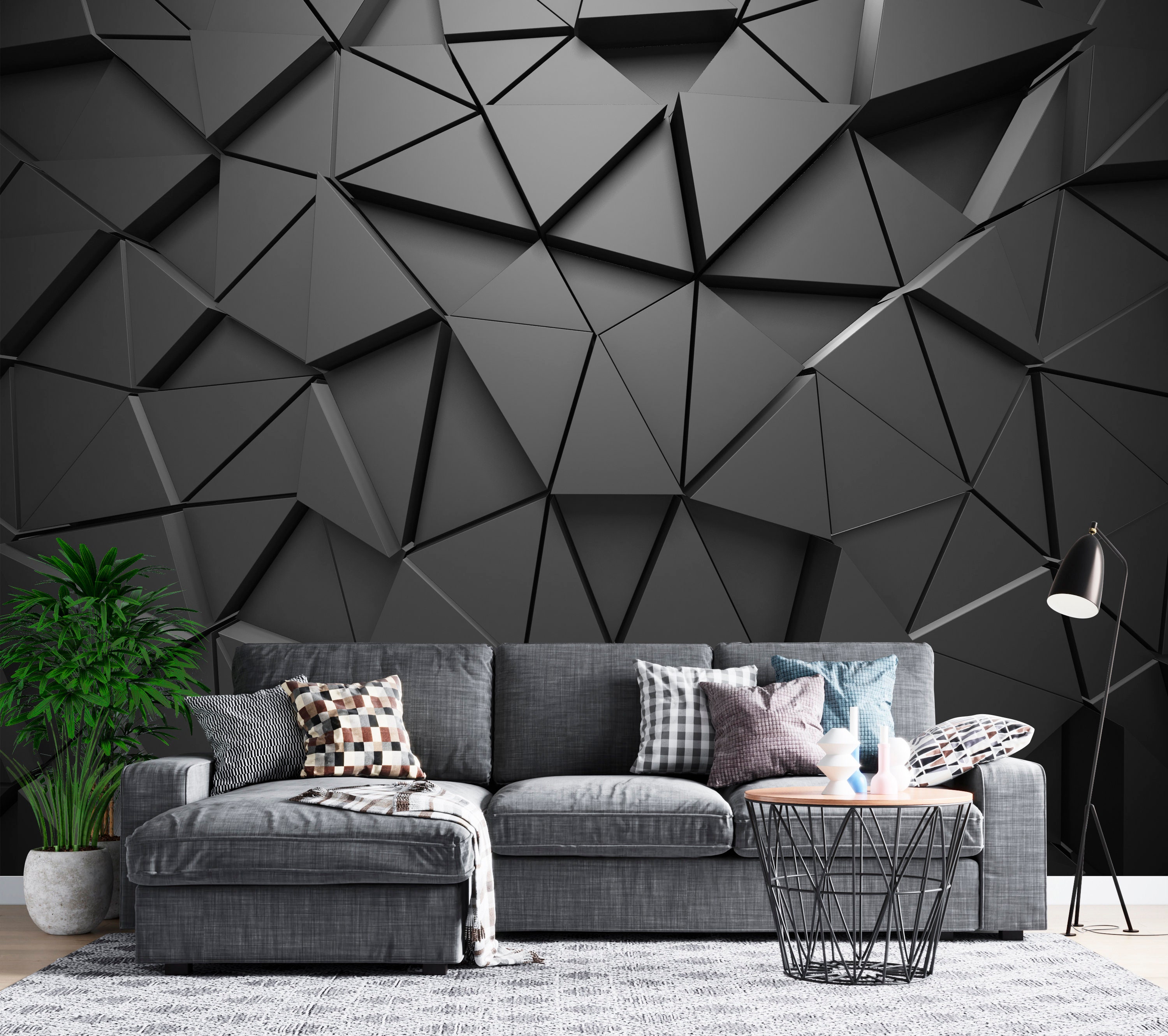 3d geometry wallpaper