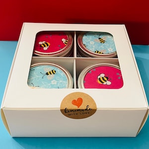 4 Pack Gift Box  4oz Jars Mix&Match Pineapple image 1