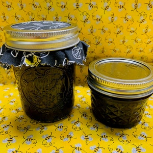 Cherry Amaretto Jam 4oz - 8oz Jars - Homemade Canned - Bees Knees Jelly