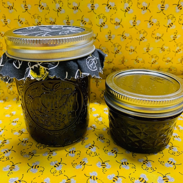Cherry Amaretto Jam 4oz - 8oz Jars - Homemade Canned - Bees Knees Jelly